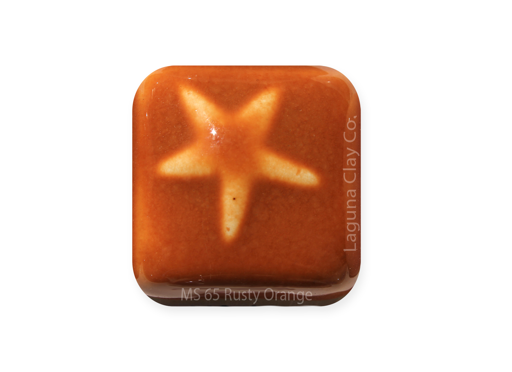 MS-65 RUSTY ORANGE GLAZE