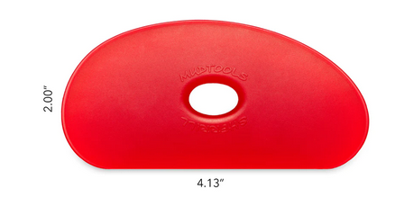 MUDTOOL #5 RIB, RED/VERY SOFT TM662R5