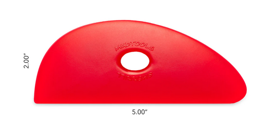 MUDTOOL #3 RIB, RED/VERY SOFT TM660R3