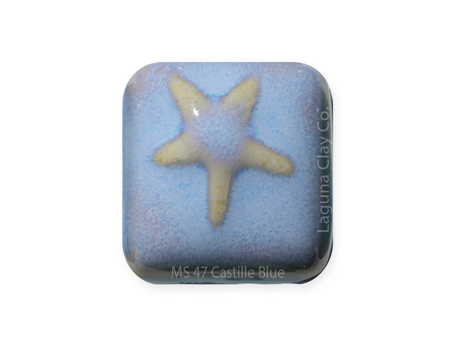 MS-47 CASTILE BLUE GLAZE-Dry