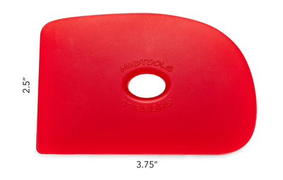 MUDTOOL #2 RIB, RED/VERY SOFT TM659R2