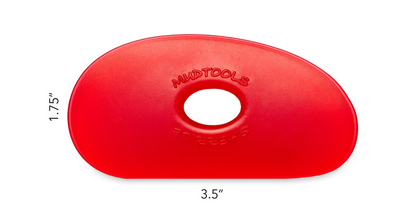 MUDTOOL #1 RIB, RED/VERY SOFT TM658R1