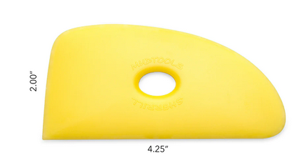 MUDTOOL #4 RIB, YELLOW/SOFT TM661Y4