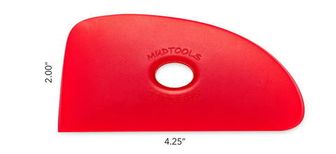 MUDTOOL #4 RIB, RED/VERY SOFT TM661R4