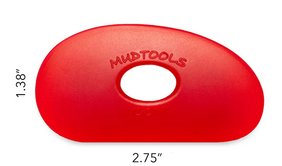 MUDTOOL #0 RIB, RED/VERY SOFT TM657R0