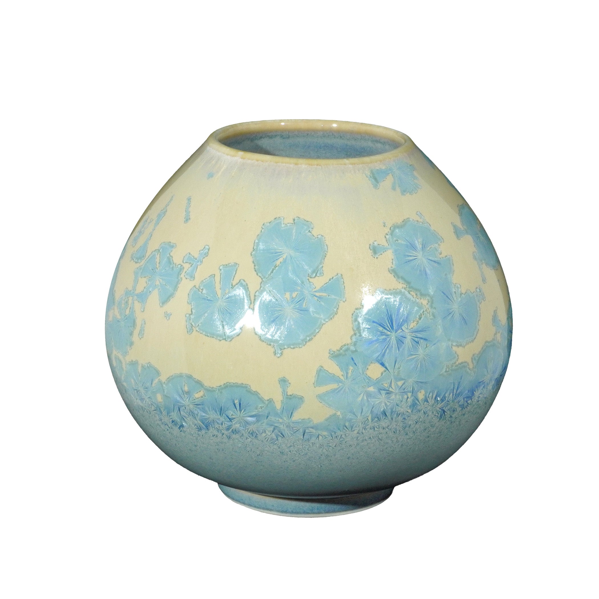 WC-162 BLUE SNOWFLAKES ^5 GLAZE