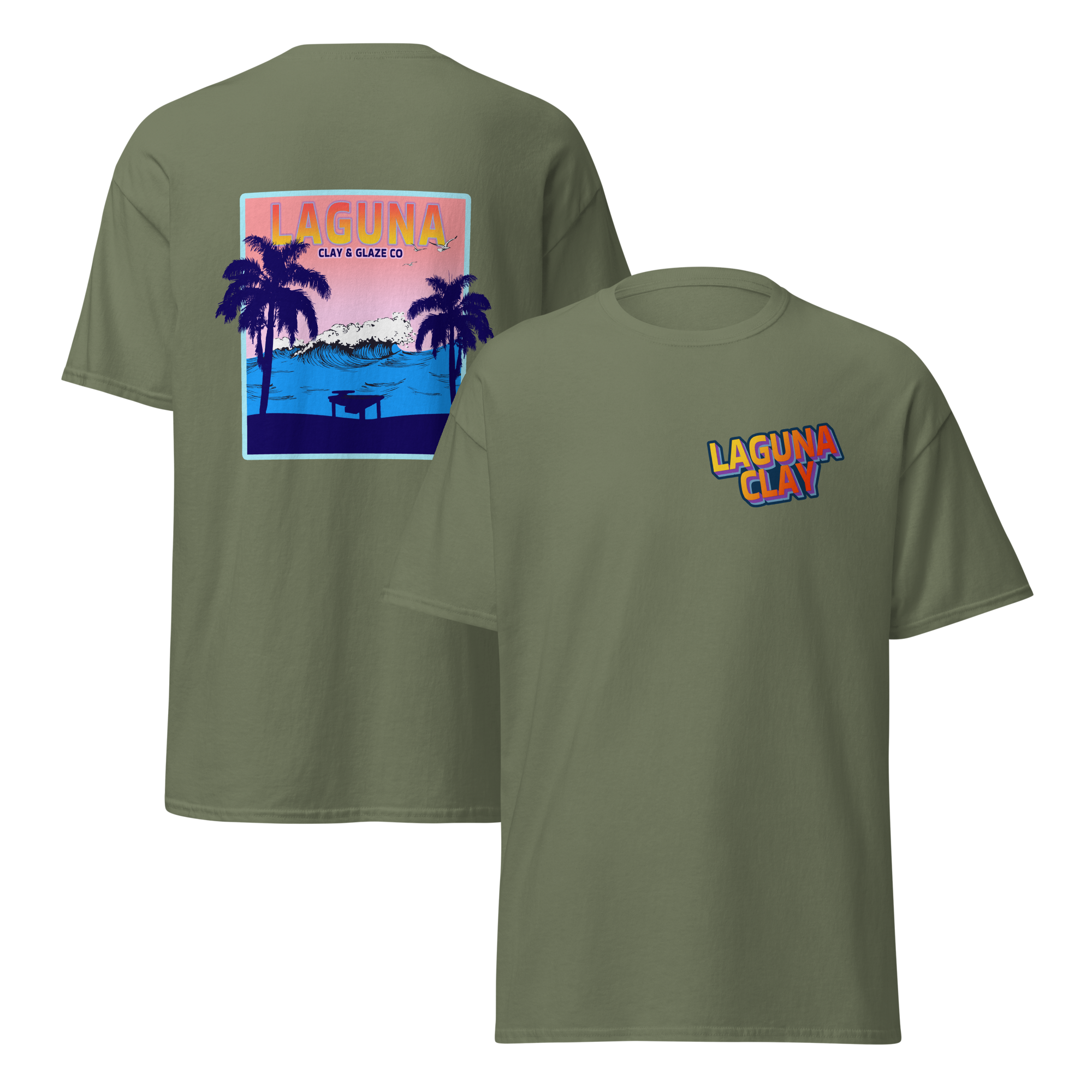 Laguna T-Shirt - Beach Green