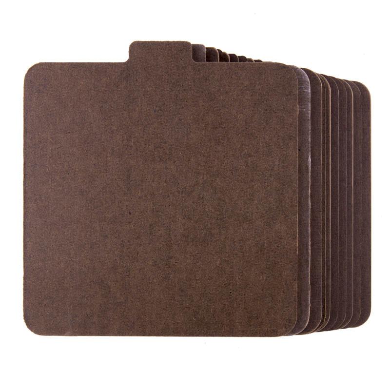 DIRTY GIRLS Set of 10 Extra Square Inserts 6.5" Dia