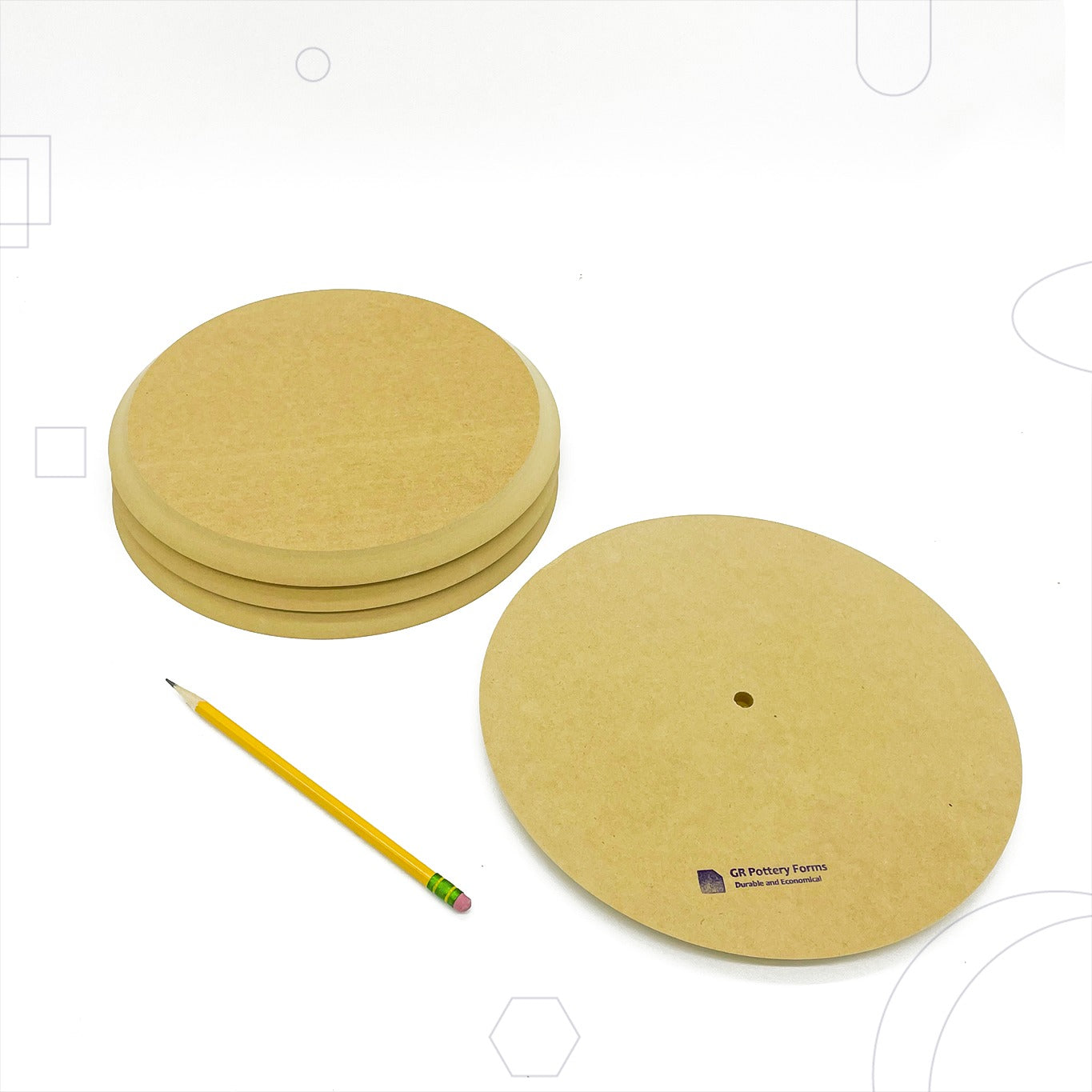 GR POTTERY SLIM ROUND DINNER SET