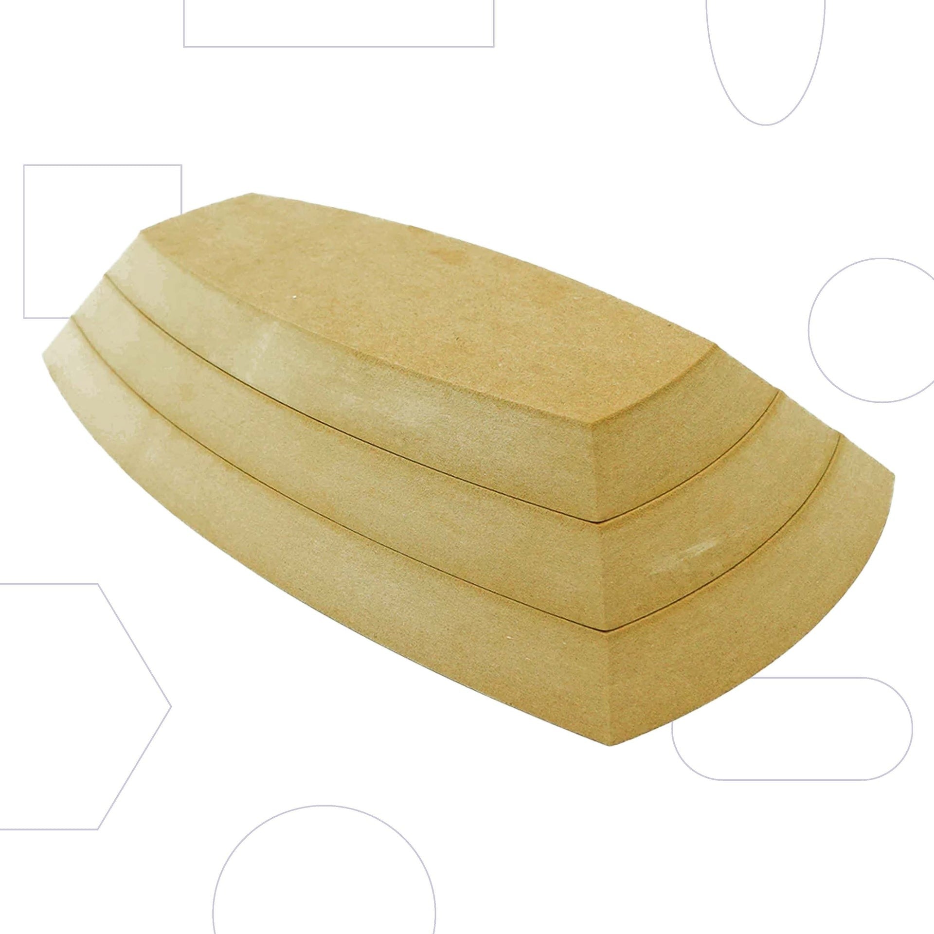 GR POTTERY SPHERICAL RECT. PACK (3)