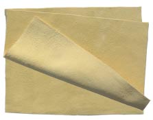 CHAMOIS GENUINE-APPROX-5X7" PIECE-PB/HEADER A149130