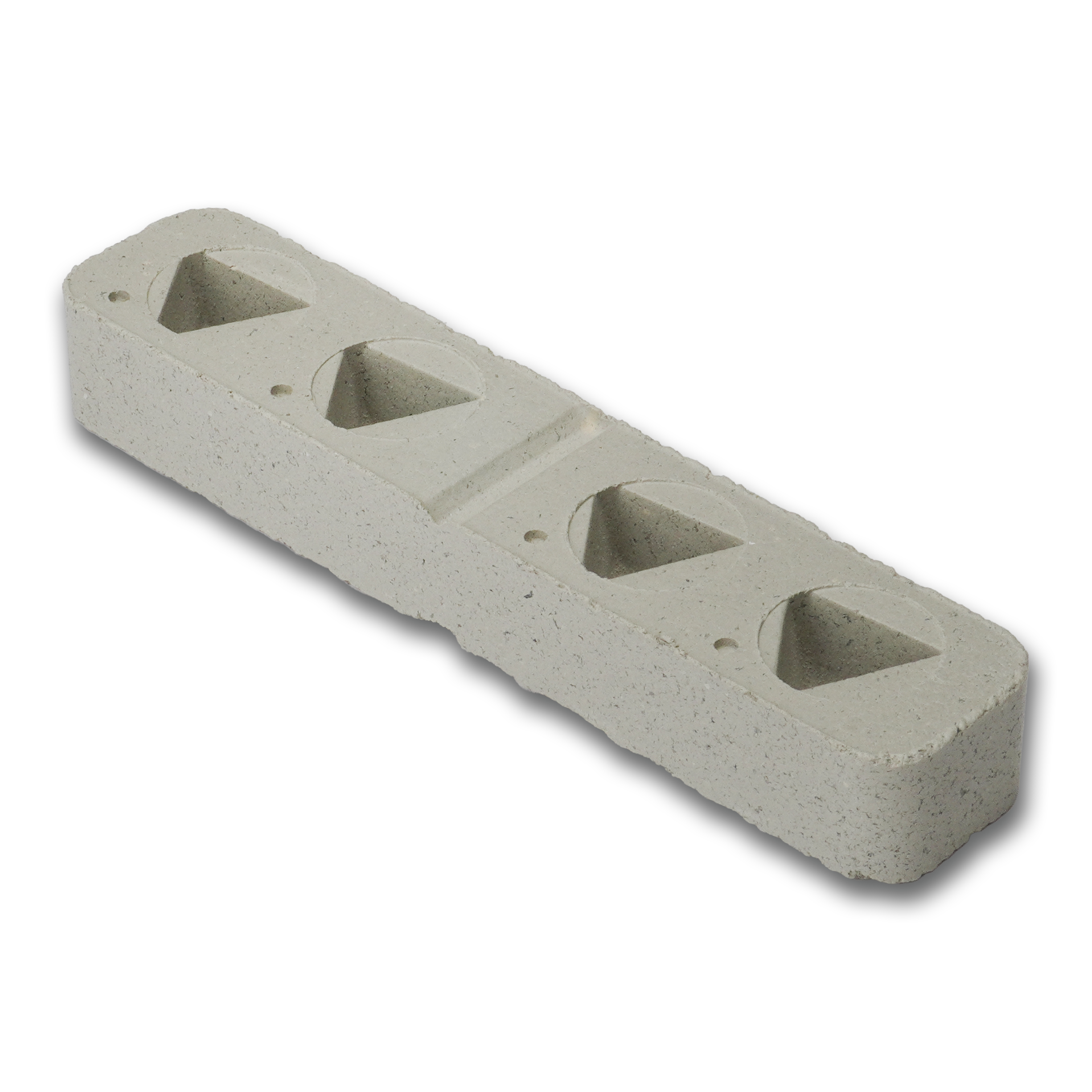 CONE PLAQUE, LARGE 4/2-HOLE