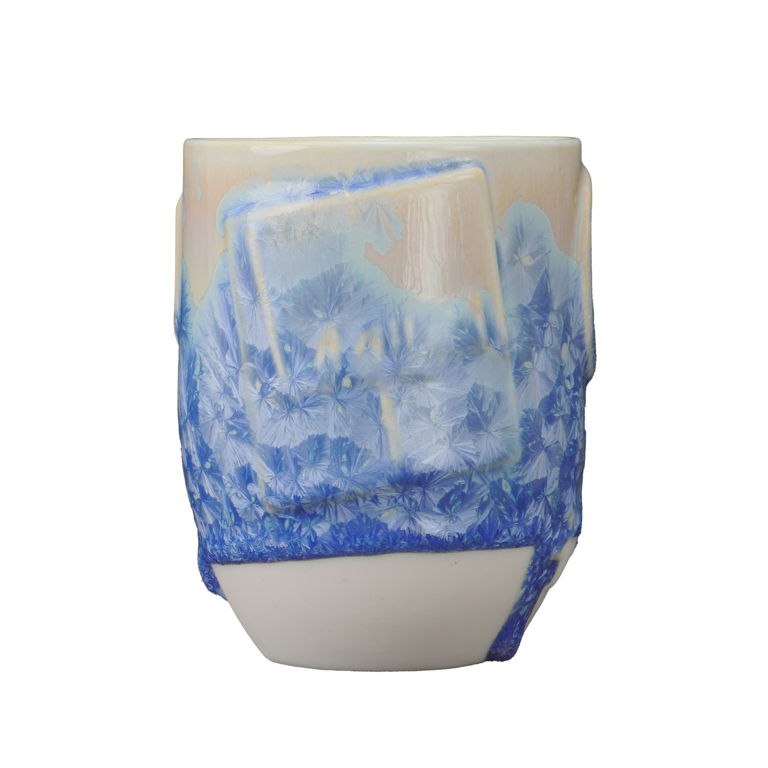 WC-162 BLUE SNOWFLAKES ^5 GLAZE